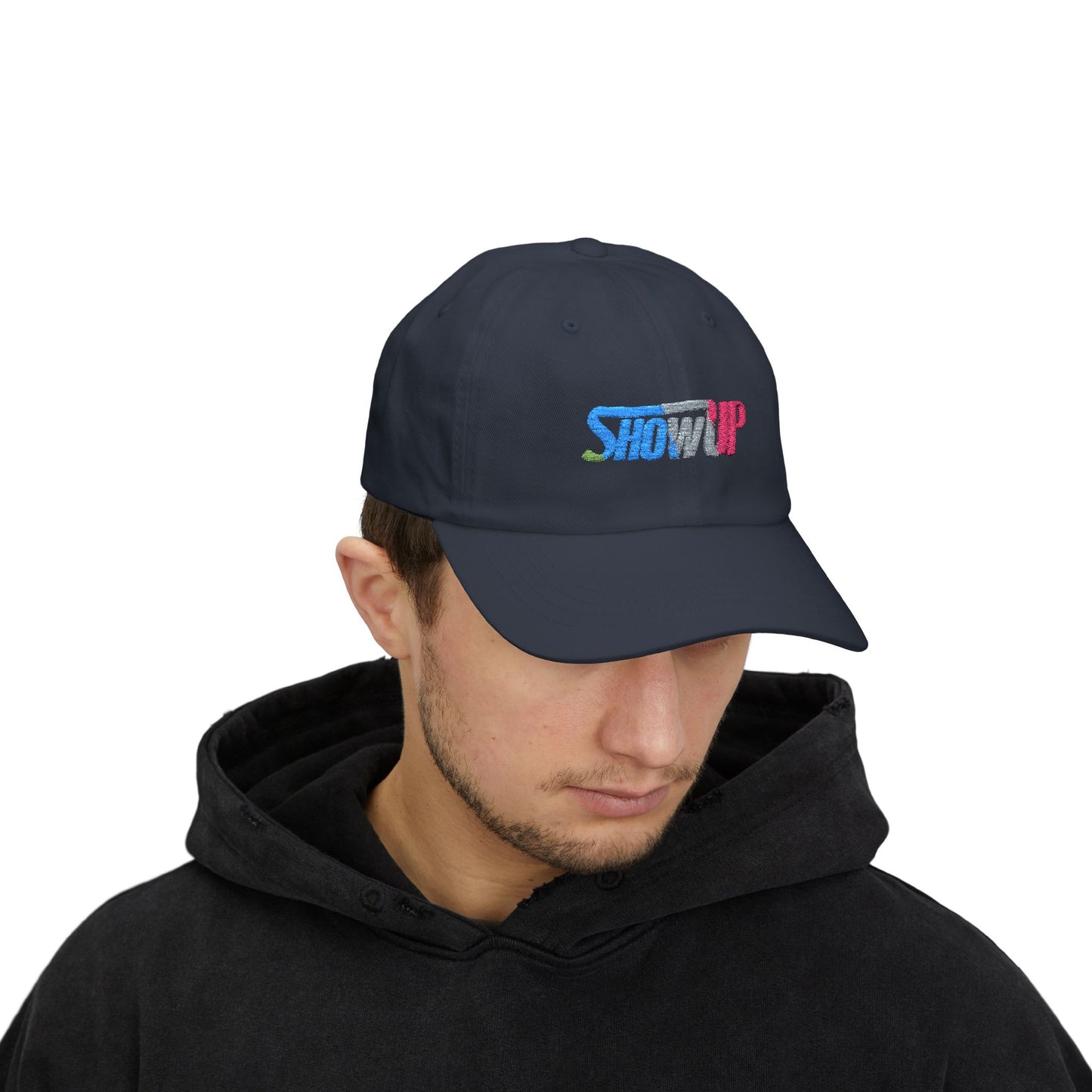 Classic Dad Cap - Show Up, Casual Cap for Dads, Gift for Father's Day, Trendy Dad Hat, Everyday Wearable Hat