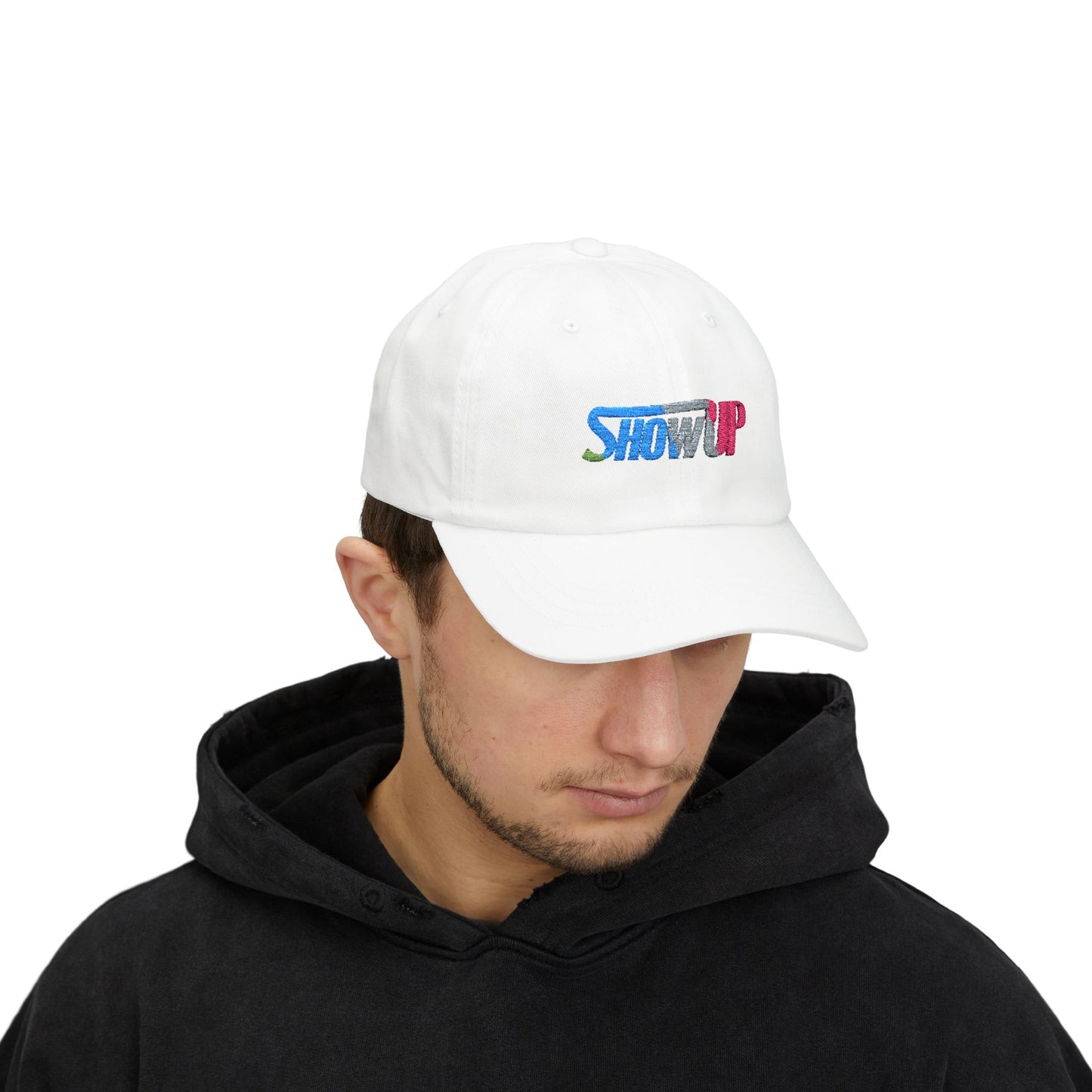 Classic Dad Cap - Show Up, Casual Cap for Dads, Gift for Father's Day, Trendy Dad Hat, Everyday Wearable Hat