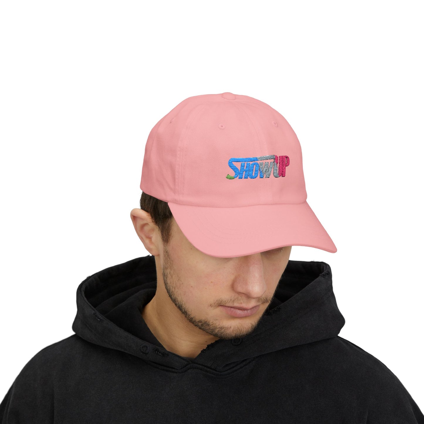 Classic Dad Cap - Show Up, Casual Cap for Dads, Gift for Father's Day, Trendy Dad Hat, Everyday Wearable Hat