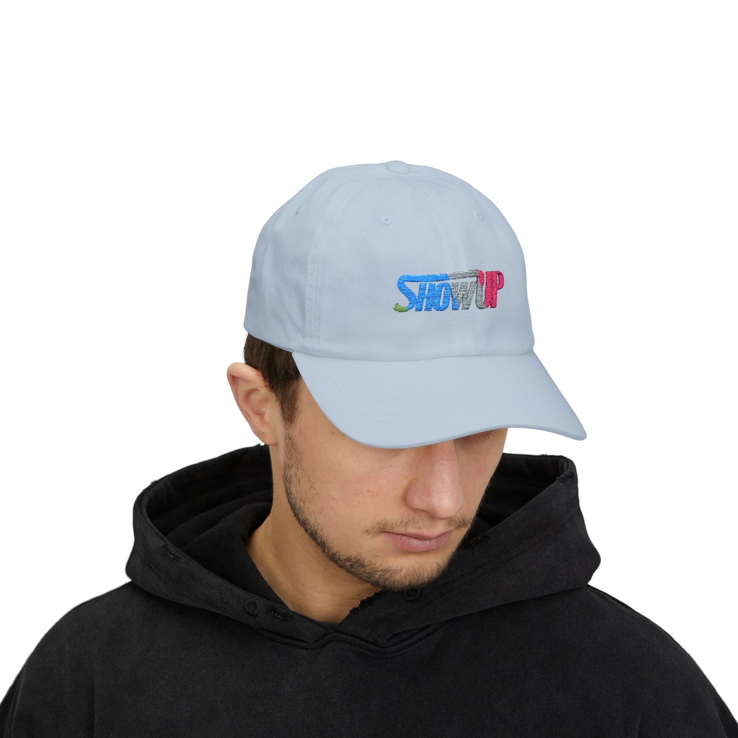 Classic Dad Cap - Show Up, Casual Cap for Dads, Gift for Father's Day, Trendy Dad Hat, Everyday Wearable Hat