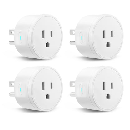 Smart Plug Works WiFi Smart Outlet With Alexa And Google Home 4-Pack White
