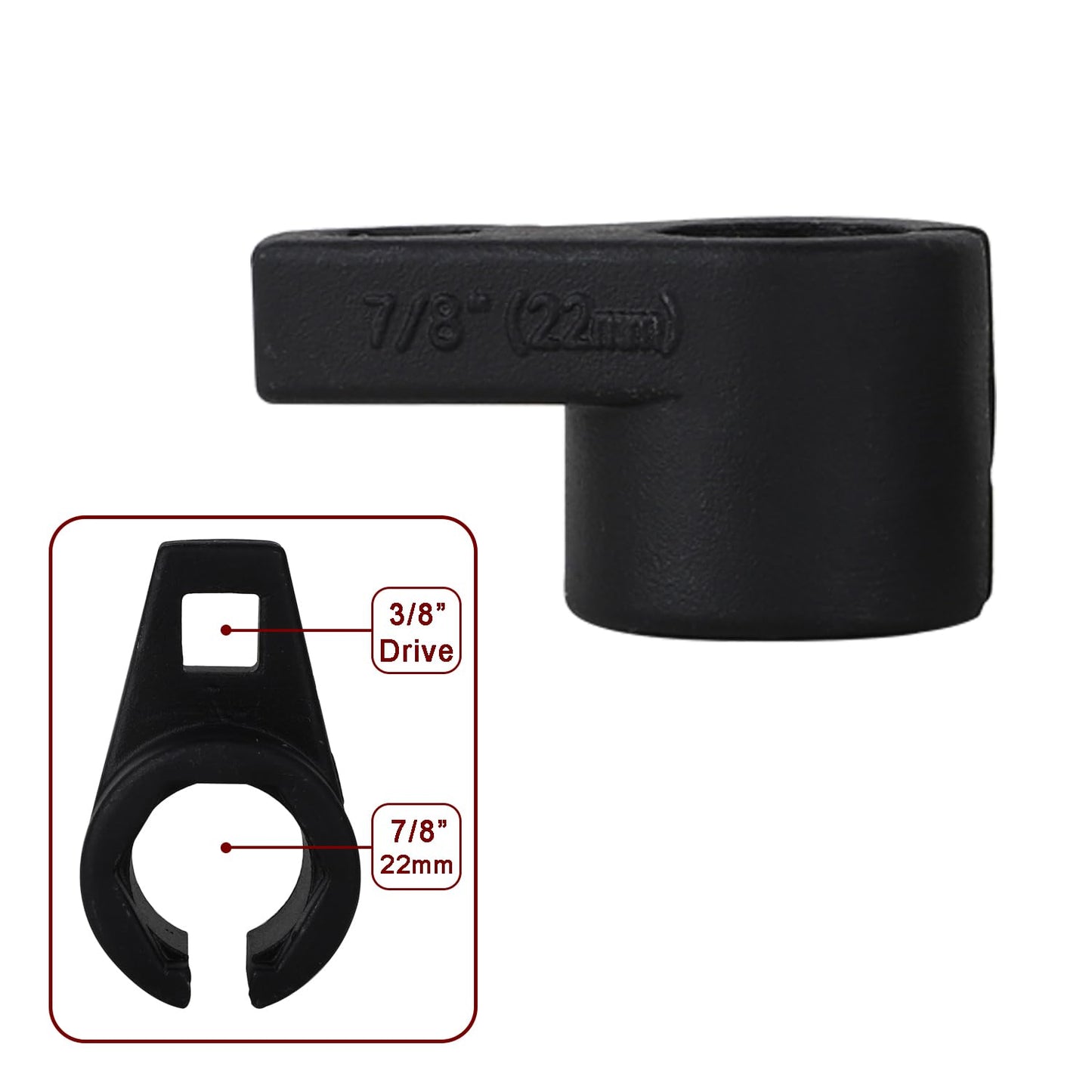 ITEQ 5 Pcs Automotive Oxygen Sensor Socket Wrench Remover tool and Thread Chaser Set