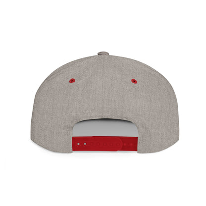 Stylish Flat Bill Snapback Hat - Show Up Statement Cap for Trendsetters, Casual Events, Gift, Streetwear, Everyday Use