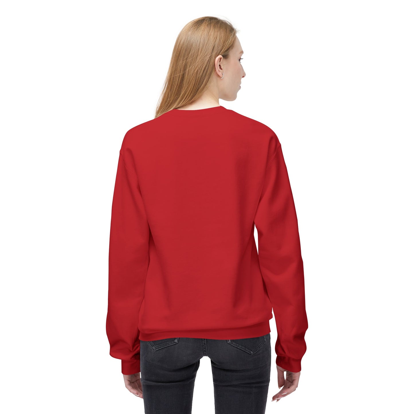 Men's Warning Wrong Way Sweatshirt | Cozy Midweight Crewneck